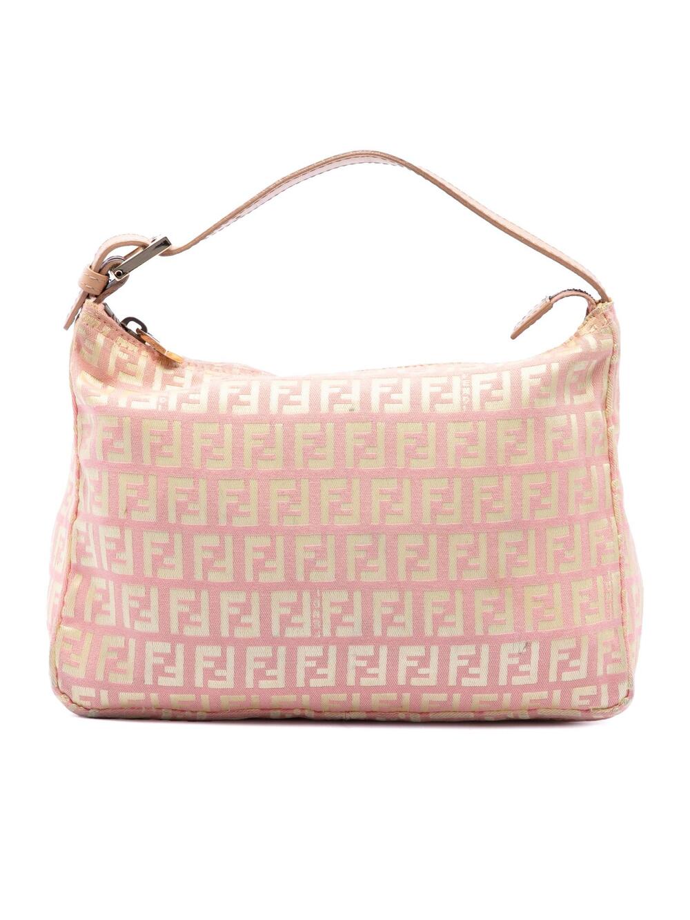 Fendi Zucchino Canvas Handbag Pre-Loved #358342F68B
